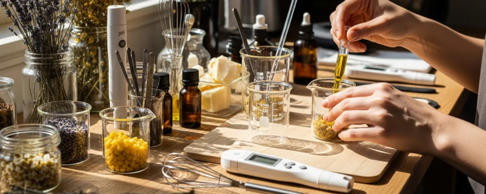 Formation cosmétique artisanale et outils : ce qu'il faut maîtriser en 2026 — Cosmétique artisanale