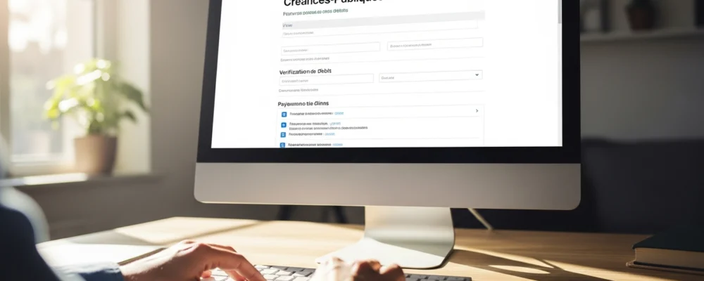 Illustration de Comment vérifier vos dettes sur creances-publiques.fr pour creances publiques.fr