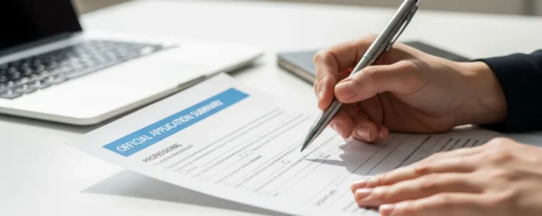 récapitulatif de votre candidature signé