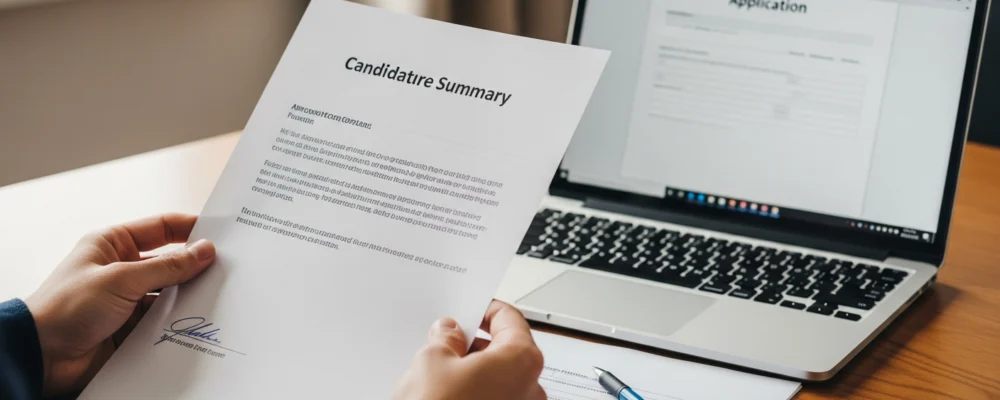Récapitulatif de votre candidature signé : définition et rôle réel — récapitulatif de votre candidature signé