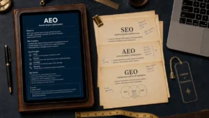 Options AEO PME sans équipe marketing : prioriser l’existant avant les outils