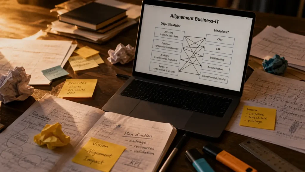 Stratégie IT : alignement Business-IT pour croissance durable