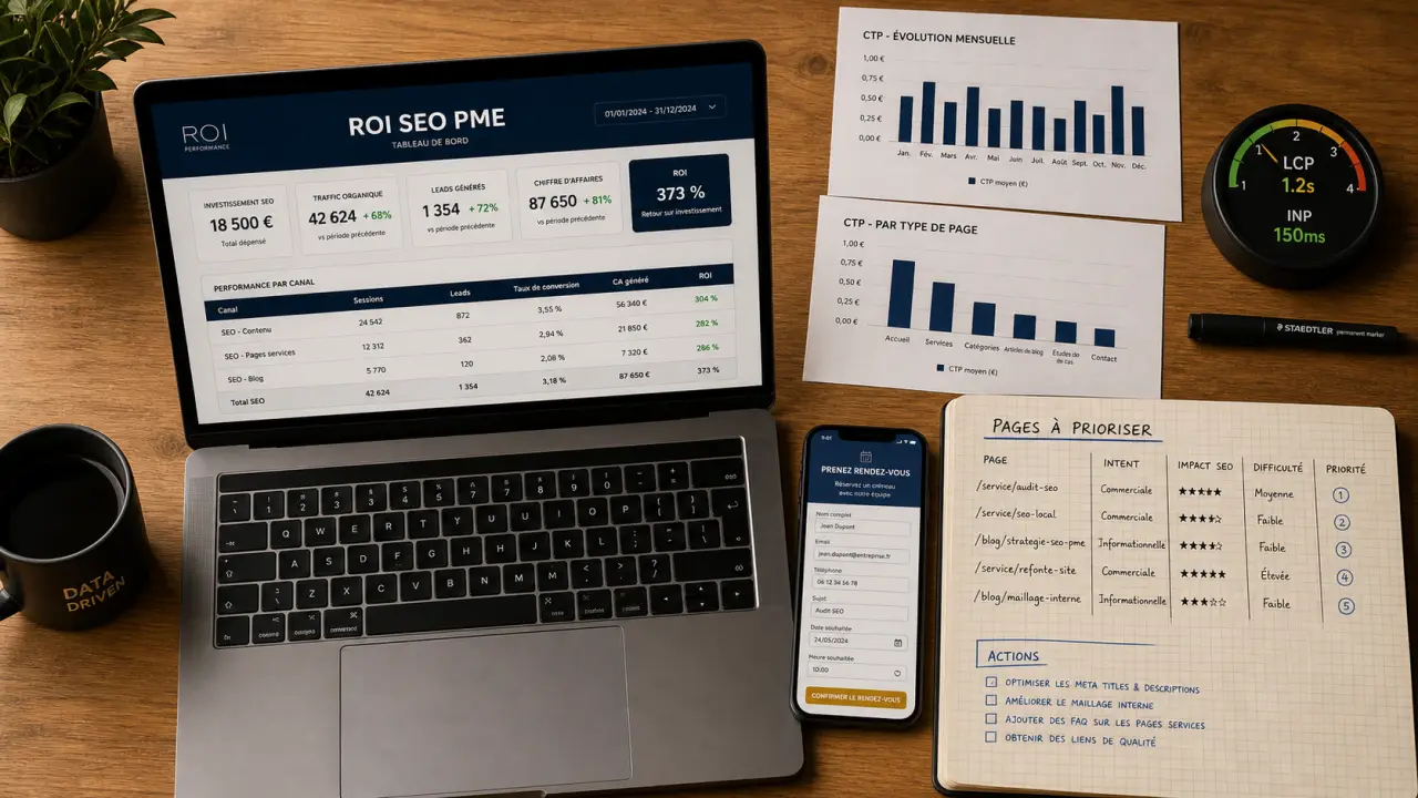 Stratégie seo pme : 10 à 20 pages à prioriser pour le lancement SEO