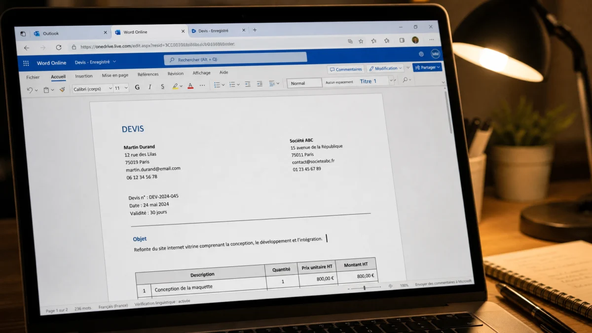 Ouvrir Word en ligne et modifier Word en ligne : le mode d'emploi — word en ligne