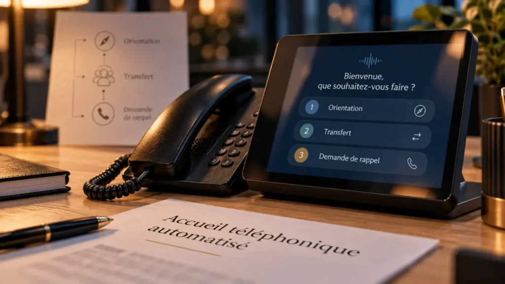 Accueil téléphonique automatisé : orienter les appels