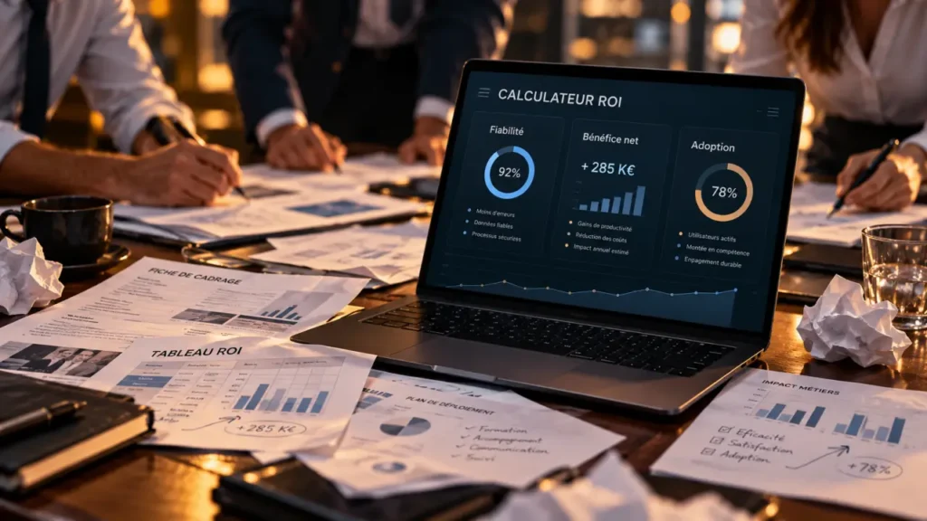 Projet pilote IA : ROI et validation en entreprise